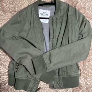 Hollister Sage Green Casual Jacket
